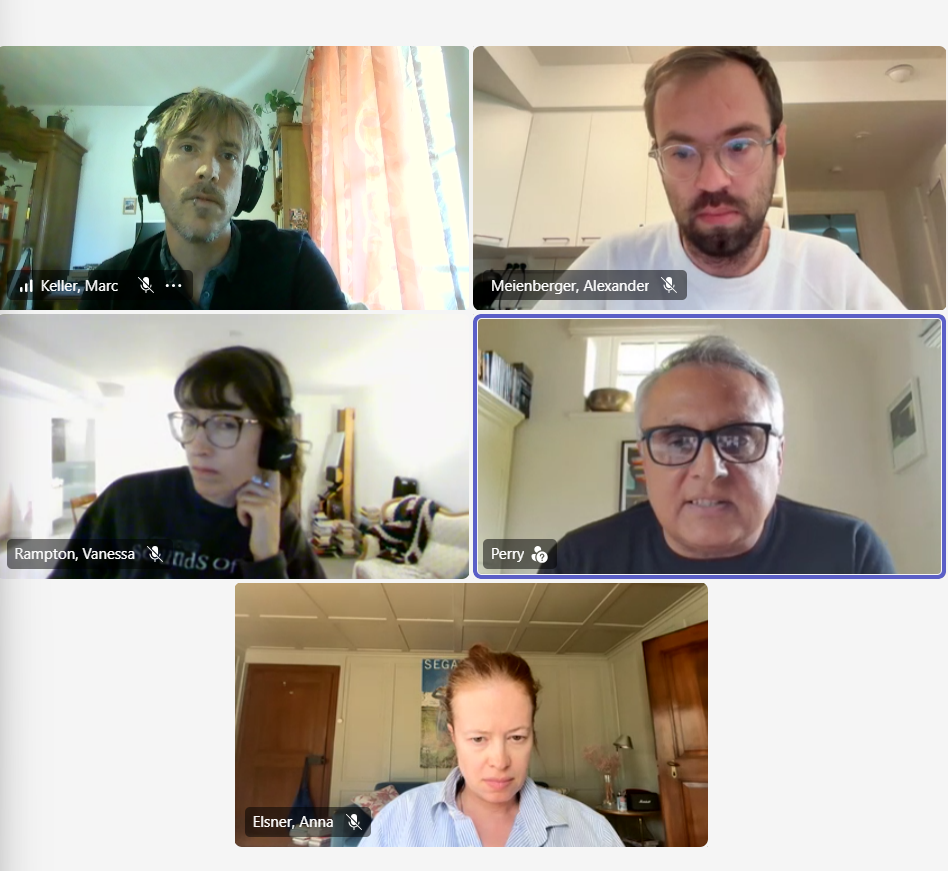 Assisted Lab Research Meeting with guest speaker Perry Bhandal
