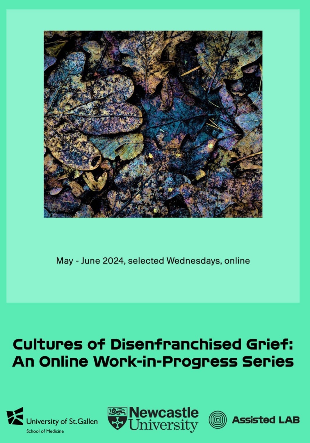 Cultures of Disenfranchised Grief: An Online Work-in-Progress Series