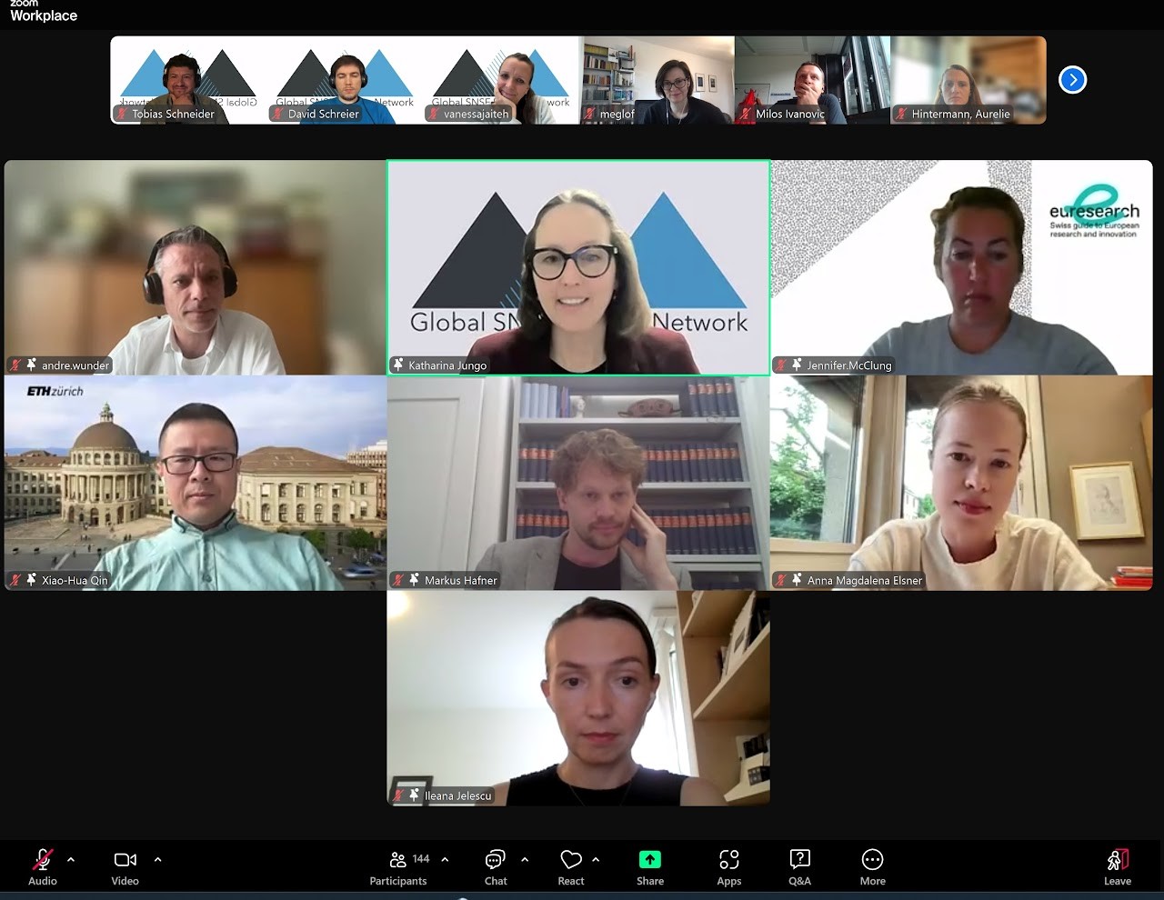 Grant Writing and ERC Starting Grant Workshops with Global SNSF Fellows Network and Collegium Helveticum