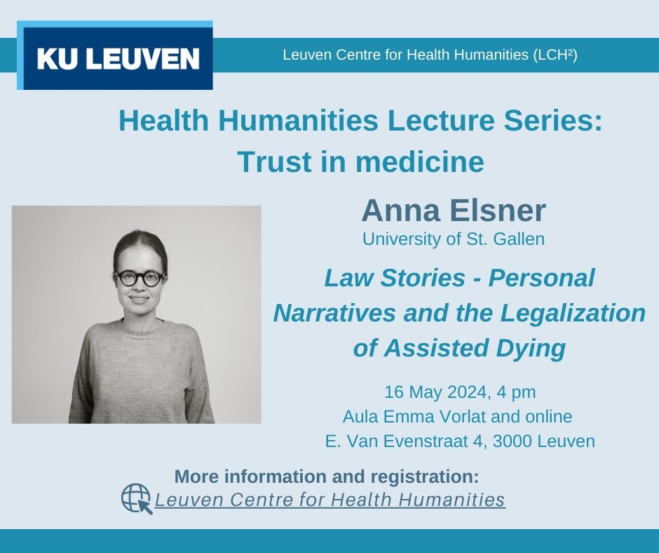 Leuven Centre for Health Humanities Lecture ‘Law Stories’