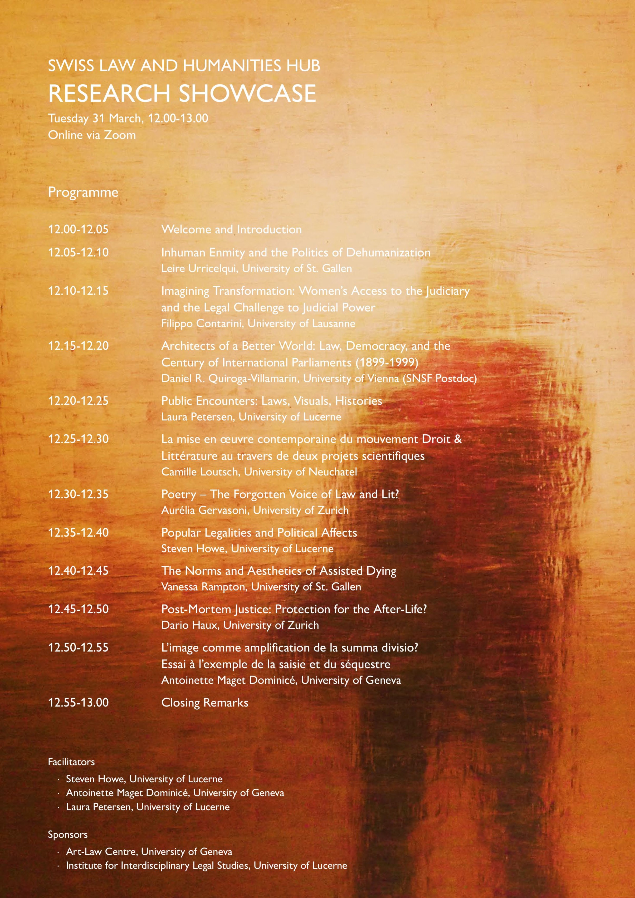 Vanessa Rampton presented Assisted Lab’s work at the Swiss Law and Humanities Hub’s Kick Off Event